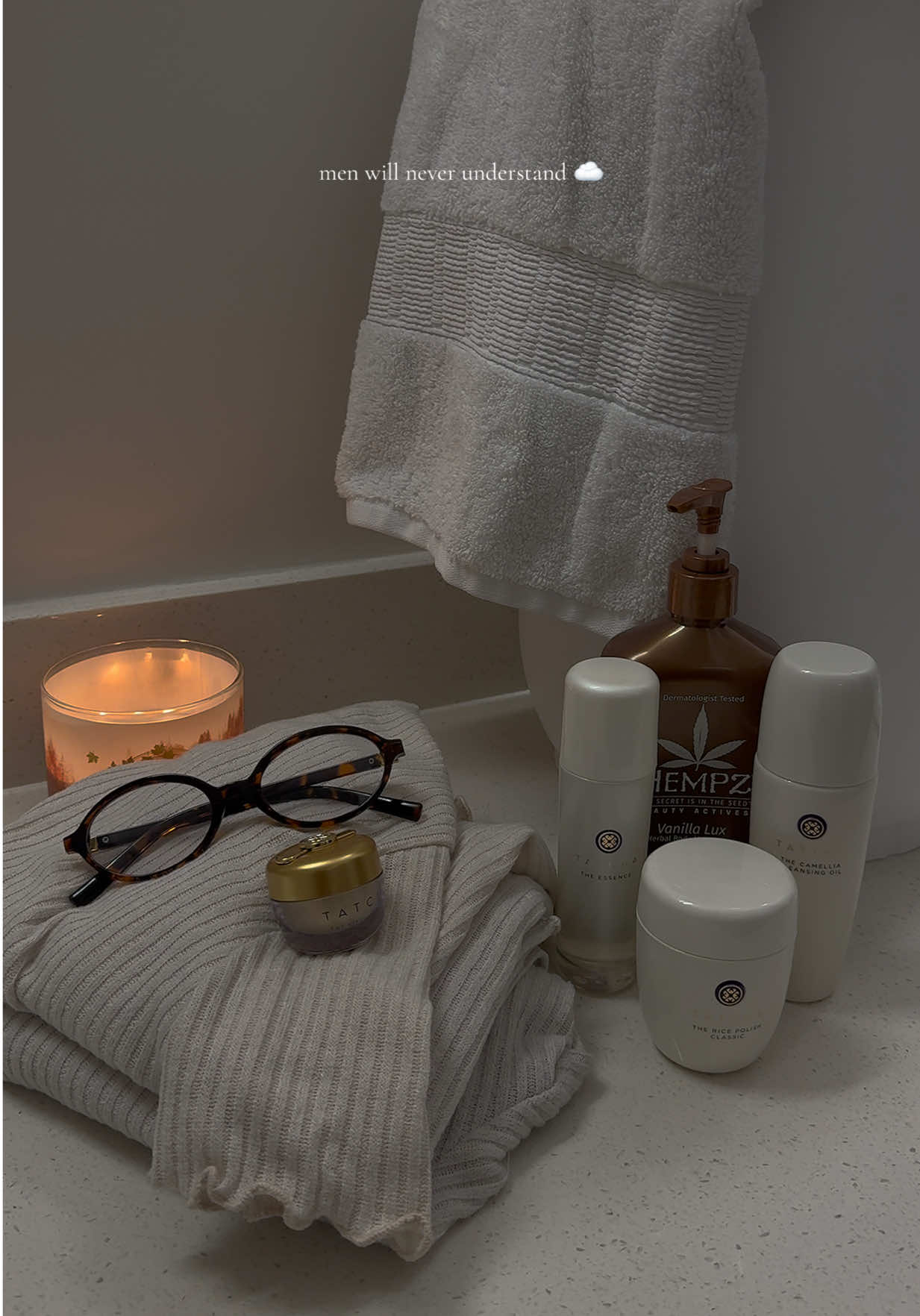 forever romanticizing self care ☁️ @Tatcha US #tatcha #tatchacollectivepartner #cozyvibes #nightroutine 