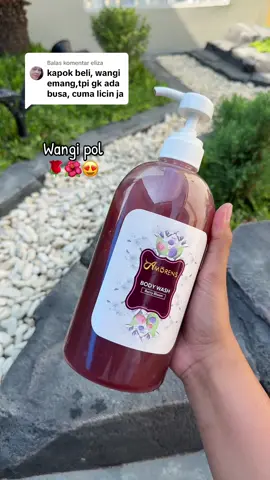 Membalas @eliza pakai shower puff ya kak biar busanya banyak #sabunmandi #amorens #bodywash 