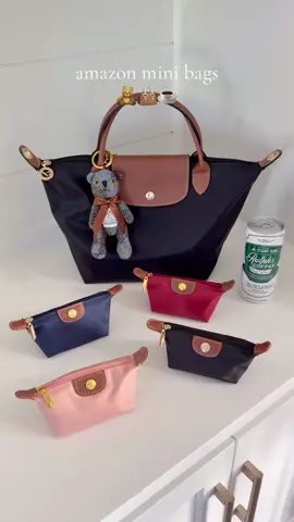 Linked in bio on amazon storefront!☕️ amazon favorites!🤍 how CUTE are these mini bags!?😍 perfect to use as a little pouch in your tote for lip gloss, mints, mini makeup, etc!✨ lots of colors! Such a cute stocking stuffer or gift idea for her, too!🎁 #amazonfinds #amazonfavorites #longchamp #giftsforher #giftideasforher 