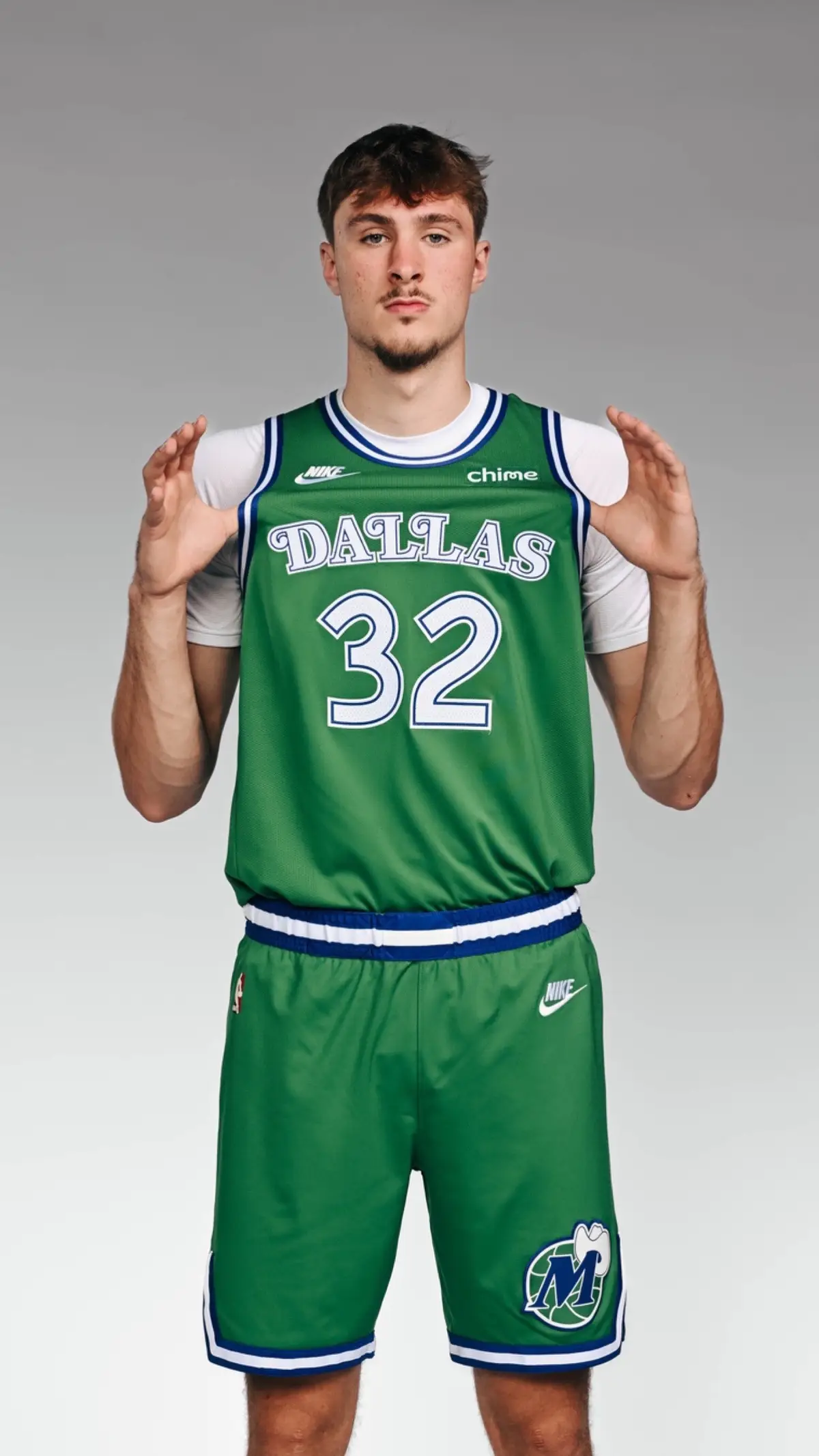 Them boys look clean in GREEN 🔥 #hardwoodclassic #dallasmavericks #jerseys #NBA 
