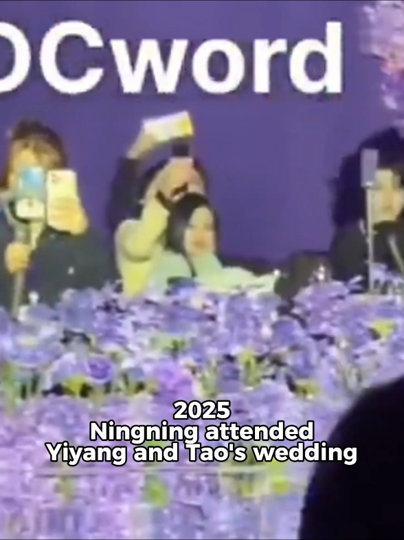 her mentor married her bestfriend 😭 #ningning #닝닝 #ningtok #xuyiyang #huangzitao 