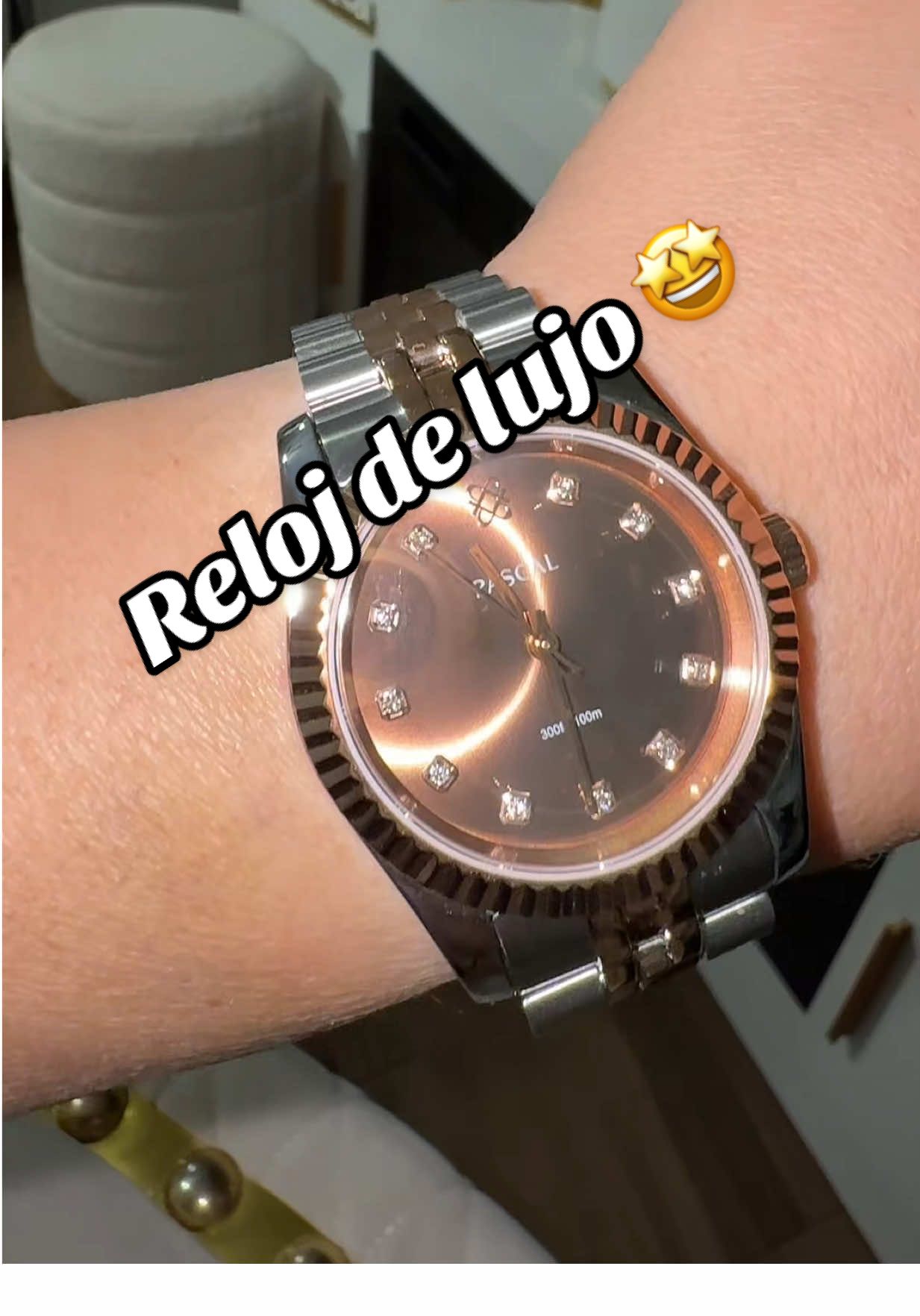 RELOJ DE LUJO CON DIAMANTES CULTIVADOS EN LABORATORIO PARA HOMBRES Y MUJERES 🤩👌 #watch #watches #watchformen #watchforwomen #luxurywatches 