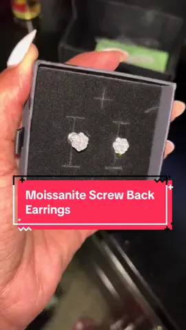DON’T MISS THE SALE ‼️‼️ Ball on a budget with these Lab - Created Moissanite Screw Back Earrings!! @Delzzad Jewelry #DiamondEarrings #Moissanite #MoissaniteEarribgs #Jewelry 