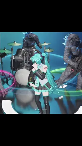 miku🇲🇽#fortnite #hatsunemiku #lachona #godzilla #vocaloid 