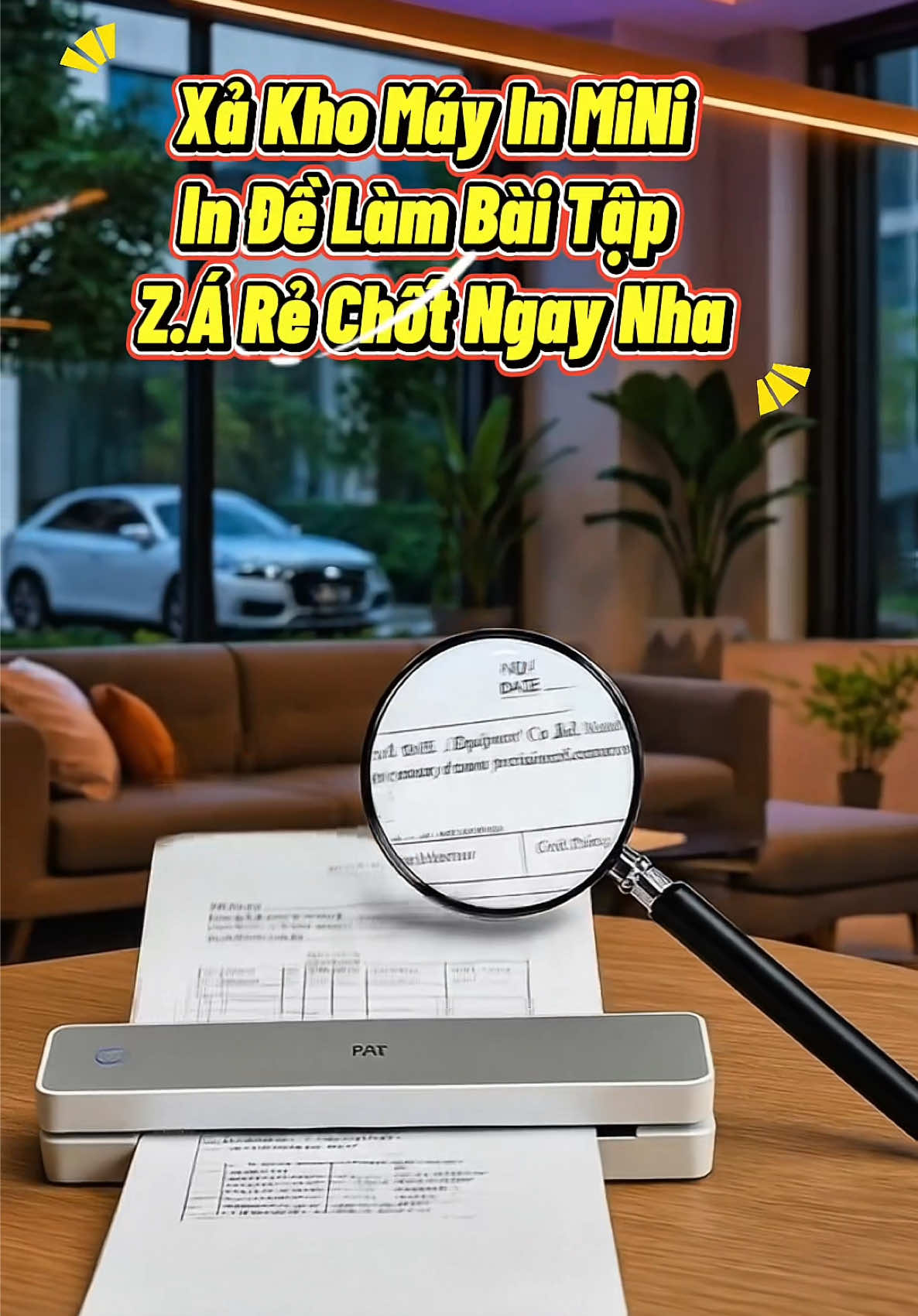 Xả Kho Máy In Di Động Nhỏ Gọn, Tiện Lợi#mayinnhiet #xuhuong 