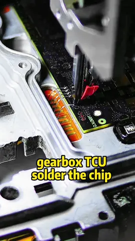 Gearbox TCU solder the chip #gearbox #transmission #fyp #tik_tok 