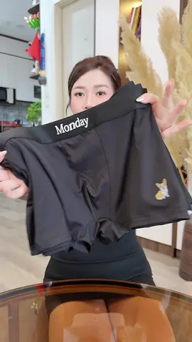 Combo 7 quần sịp ĐÙI Logo chữ thêu mặc cả tuần #huongthatthuong21 #thoitrangnam 