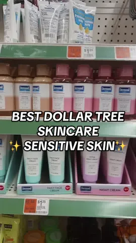 skincare at @Dollar Tree is always a controversial topic! here is one of the best brands you can get that is actually dermatologist tested and safe for sensitive skin and acne prone skin!! dermasil is a great brand for only $1.25! #sensitiveskin #dollartreefinds #dollartreeskincare  