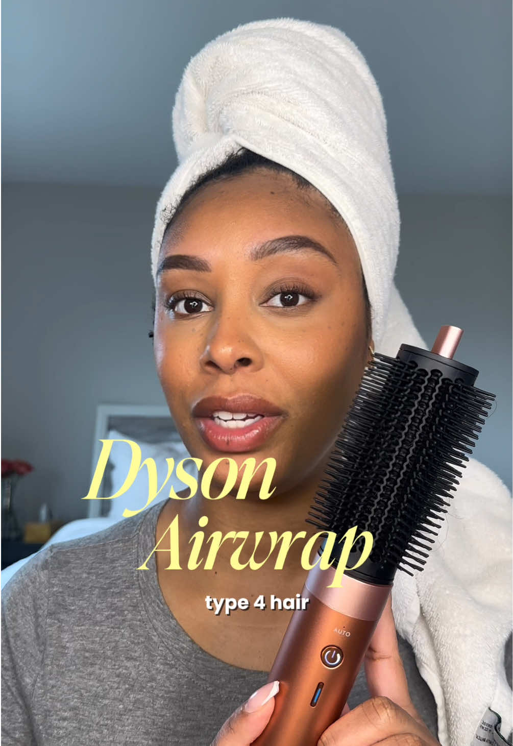 Testing the Dyson Airwrap Coanda 2x on curly type 4 Hair 💨 #dysonairwrap #type4hair #naturalhair #dysonairwrapcoanda2x #coilyhair @Dyson USA 