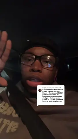 Replying to @Paiger  But the question was when should a child stop being in a pamper all day.