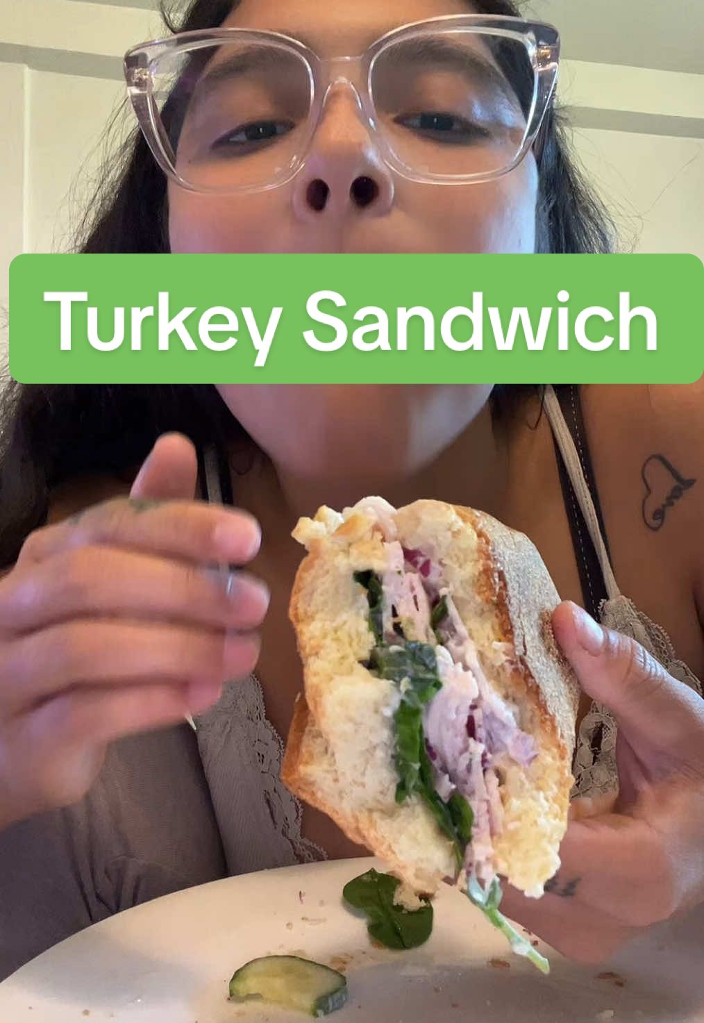Almost everything in this video came from Trader Joe’s. Literally tha bessstttt 🤪💚 #traderjoes #turkey #sandwich #sub #Foodie #mukbang #eating