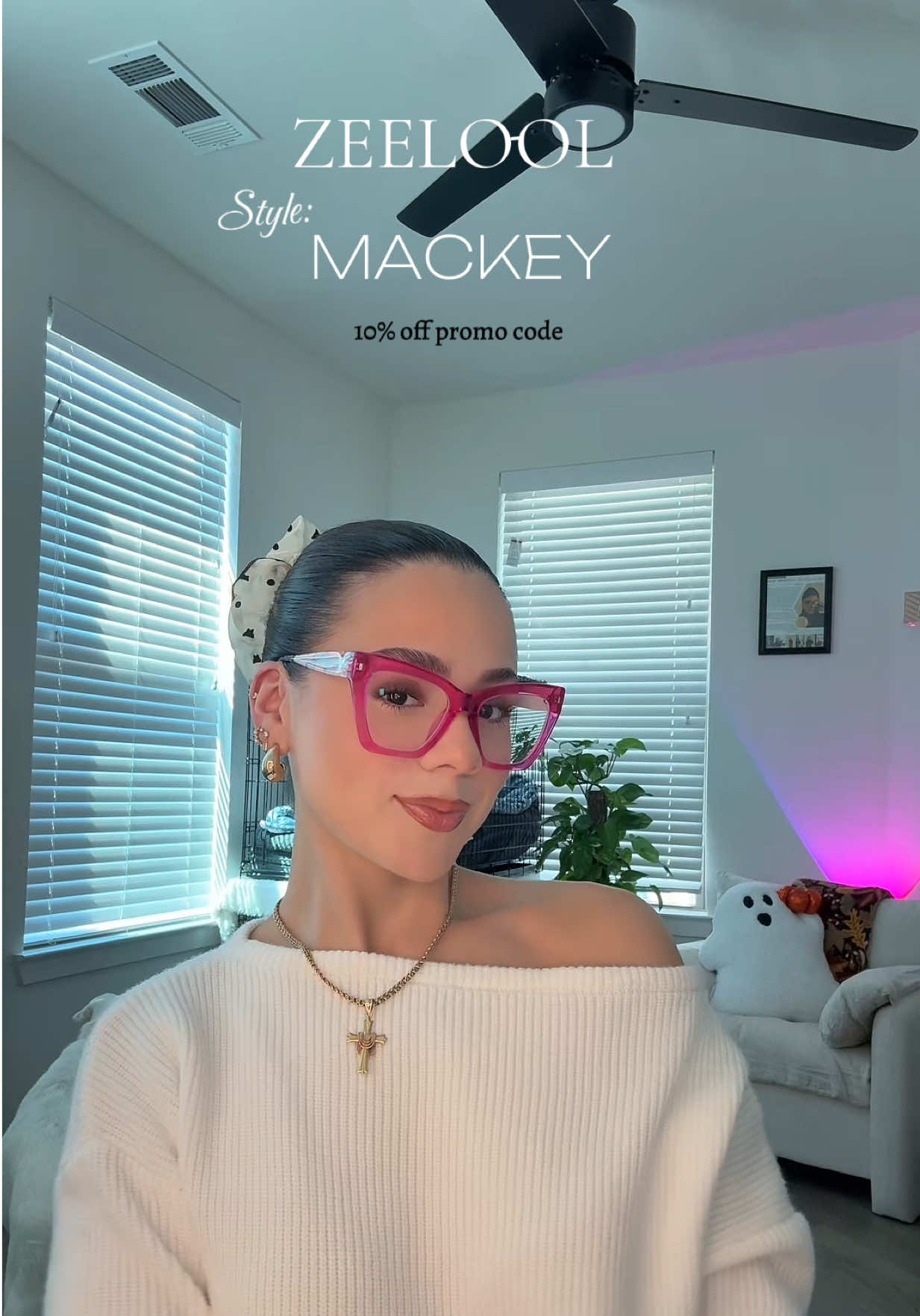 🛍️ Shop your holiday glasses @ZEELOOL Optical | On orders over $49 you can save $18 using code “Skywhy” 👓💖 #zeelool #eyewear #fashiontiktok #skywhy 