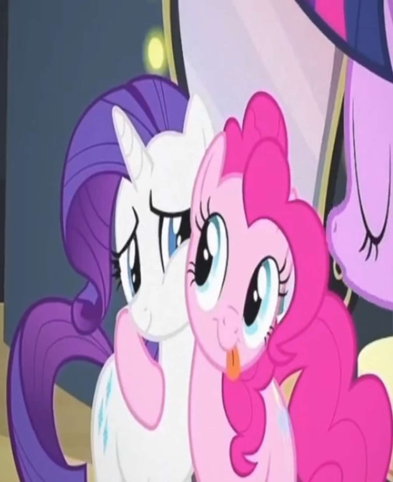 Literally me and twin guys heh @愛 #mylittlepony #fypシ #pinkiepie #rarity #trend 