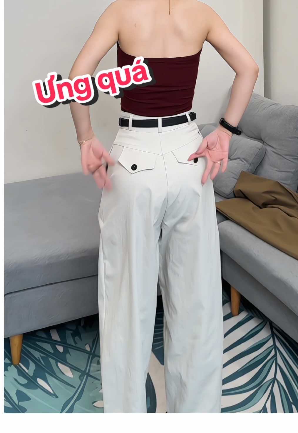 Quần baggy kaki nữ bigsize , ưng từ phom đến chất vải luôn mấy bà ơi #phuongdunghuong #quanbaggykaki #quankakibaggy #quankakibigsize #quanbaggybigsize 