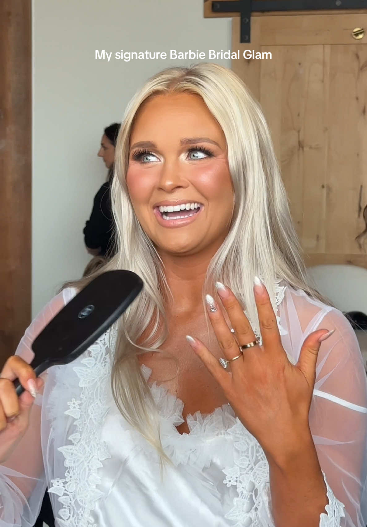My most requested makeup look by my blonde brides… BARBIE GLAM✨💖🎀  Brooke and her party brought the vibes and the playlist did not miss💅🏼 All products can be found in my LTK!🔗 @medicube global @byoma @Too Faced @NARS Cosmetics @Estée Lauder @Fenty Beauty @Huda Beauty @Stila Cosmetics @maccosmetics @Onlyall @Diorbeauty @Makeup Revolution @ONE SIZE BEAUTY @NYX Professional Makeup @makeupforever  #bridalmakeup #bridaltiktok #bridalmakeupartist #dmvmua #dmvmakeupartist 
