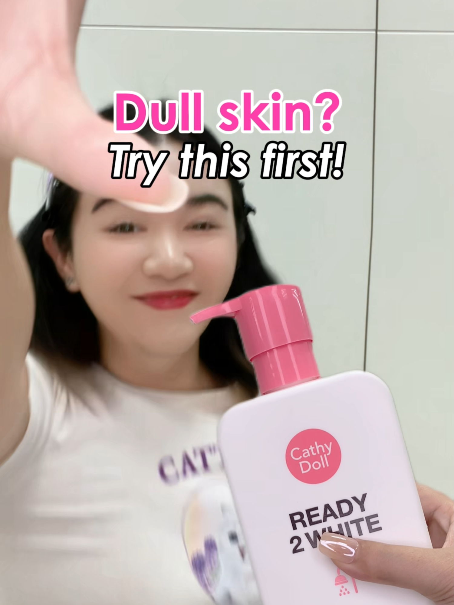 [For distributor inquiries please contact: 📩export@karmarts.co.th]  No need to wait days for whitening — just shower and see the glow!  #cathydoll #ready2white #ready2whitewhitenerbodylotion #skincare #bodylotion