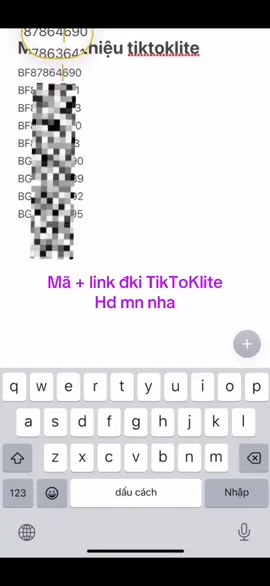 H.d đki ttlite + ma #tiktoklite #tiktokmonney #viraltiktok #xuhuong #tiktokvietnam🇻🇳 