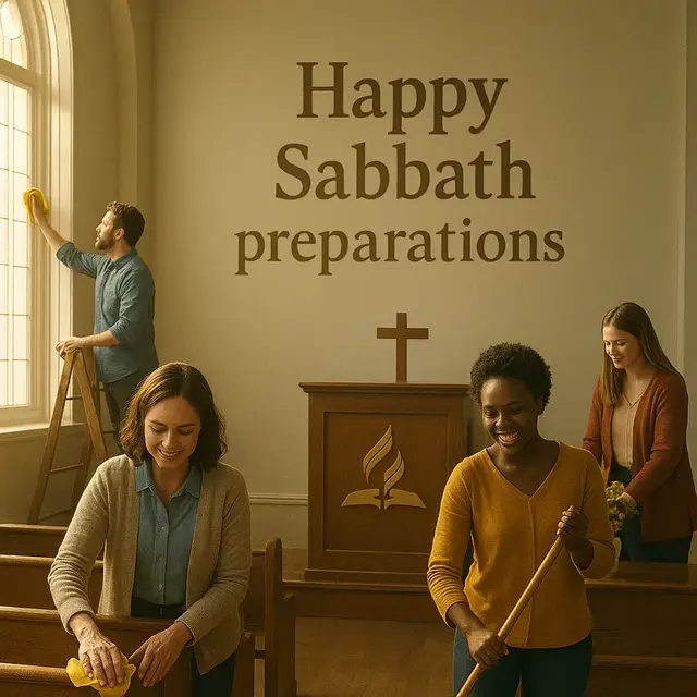 Luke 23:54 (NIV) It was Preparation Day, and the Sabbath was about to begin. Luke 23:54 (Good News) It was Friday, and the Sabbath was about to begin.