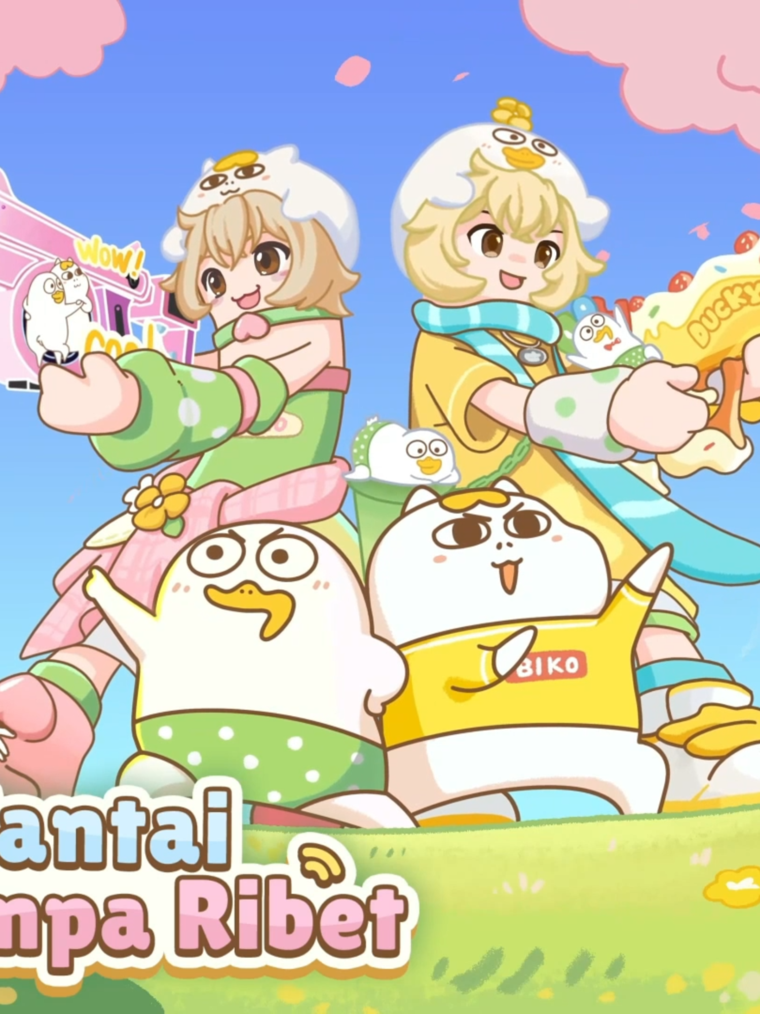 Kolaborasi Sausage Man × Duckyo Friends Segera Hadir! Duckyo dan Biko membawa banyak kejutan — skin bertema, skin senjata, emote, dan masih banyak lagi!🌟 Gabung bersama Duckyo Friends pada 23 Oktober dan raih kemenangan dengan gaya “quack” penuh keseruan!😋 #SausageMan #Duckyofriends #Kolaborasi #SausageManxDuckyofriends