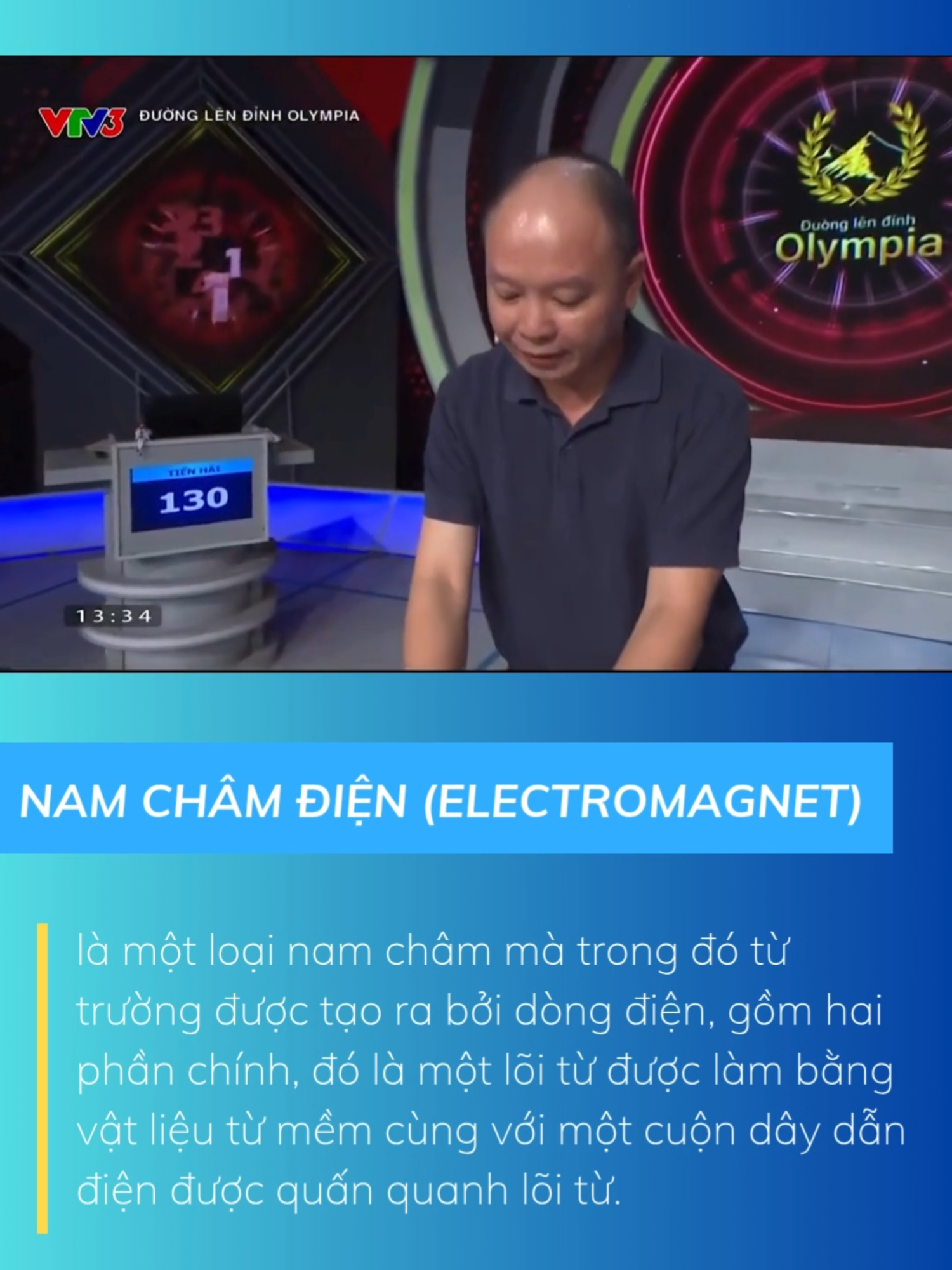 Câu hỏi thực nghiệm về chủ đề: NAM CHÂM ĐIỆN #vatly #olympia #duonglendinholympia #thptqg