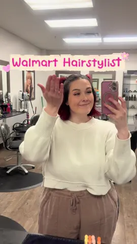 Come work a busy day with me as a ✨Walmart Hair Stylist✨ #fyp #hairstylist #Vlog #dayinmylife #haircolor @Matrix @smartstylesalons 
