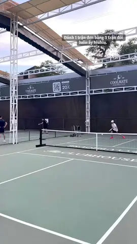 Đánh xong trận thở dôc luôn 🤣🤣 #HuyenXinhPickleball #pickleball 