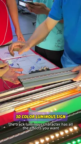 We are a manufacturing company specializing in track letter signs with over 10 years of professional experience. We have our own production factory for luminous sign light sources and track accessories. We offer global delivery services. The video is a demonstration of the product effects for customers. Do you like it? #newtechnology #signage #ledlight #ledsign #logodesign                  