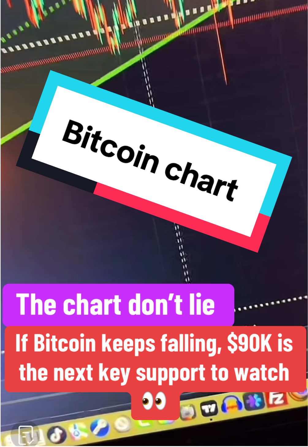 If Bitcoin doesn’t hold current levels, $90K could be the next stop #crypto #cryptonews #cryptocurrency #bitcoin #btc 