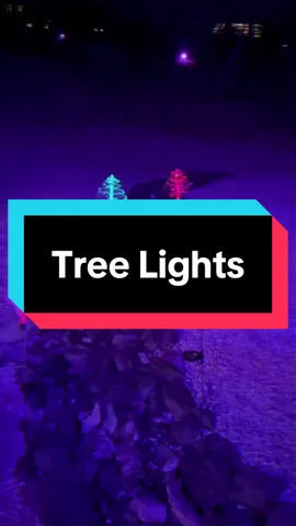 These are the coolest solar powered tree lights. They look great for Halloween, Christmas or just as any party decorations! #christmas #halloween #decorations #lights #tree 