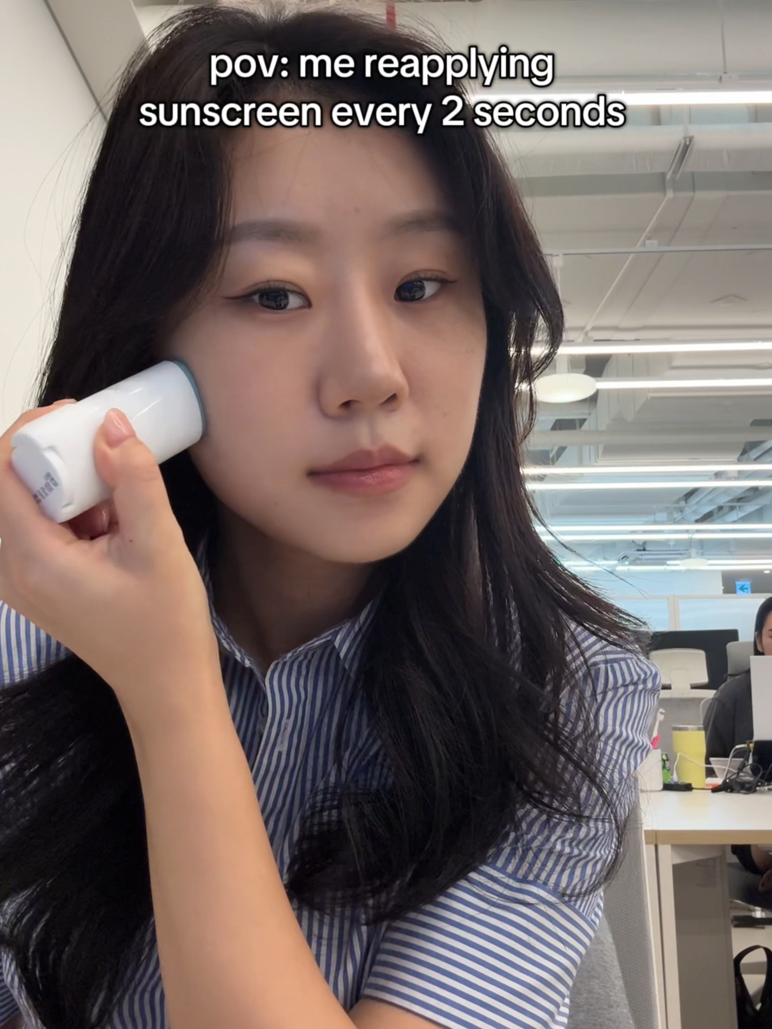 Re-apply your sunscreen and thank me later! #skin1004 #fyp #sunscreen #spf #skincaretips #koreanskincare #centella