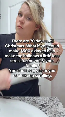 Would $500 before Christmas change your life? #digitalmarketing #budgeting #sidehustleideas #wifimoney #digitalproducts 