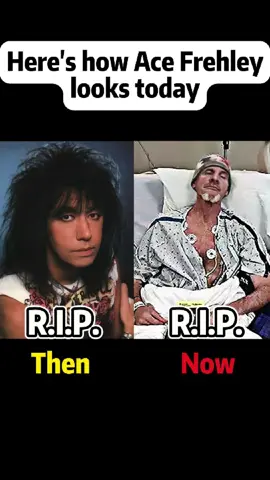 Here's how Ace Frehley looks today.#foryou #celebrities #kiss #tiktok #usa #us #fypage #fyp #celebrity #rip #acefrehley 