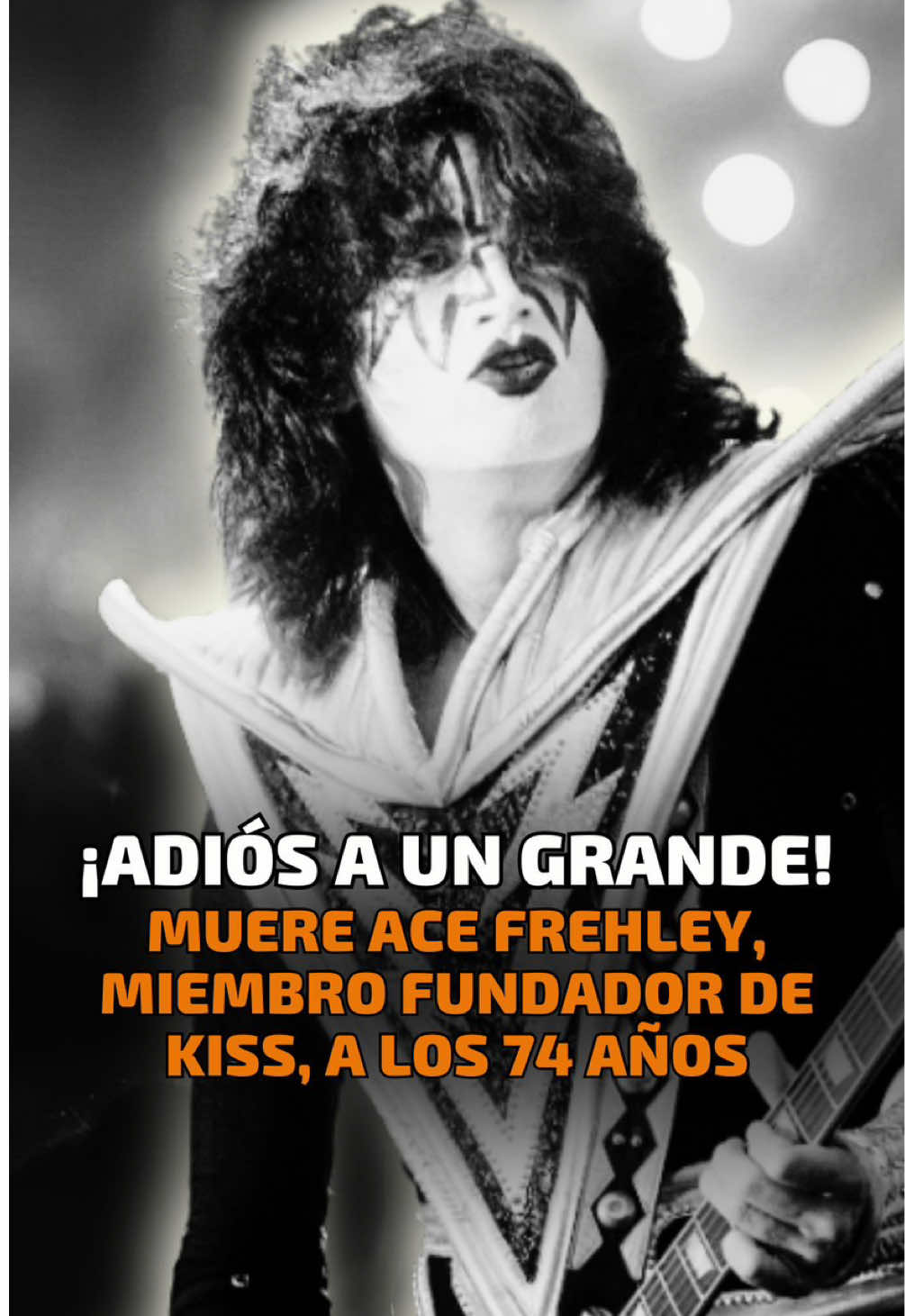 El rock despide a una de sus leyendas, Ace Frehley de Kiss. Con su estilo único, “The Spaceman”, marcó generaciones y dio vida a algunos de los temas más recordados del rock mundial.😔🎸 #Kiss #AceFrehley #rock #news #Trome