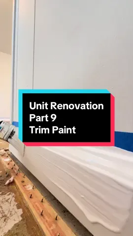 All the trim is now painteddd🤗 Paint prep is the longest but I’m so glad we’re getting there!!! Ps… I picked out paint colors finally 🤭 Walls are next!!!  #transformation #renovation #renovationproject #reno #renovations 