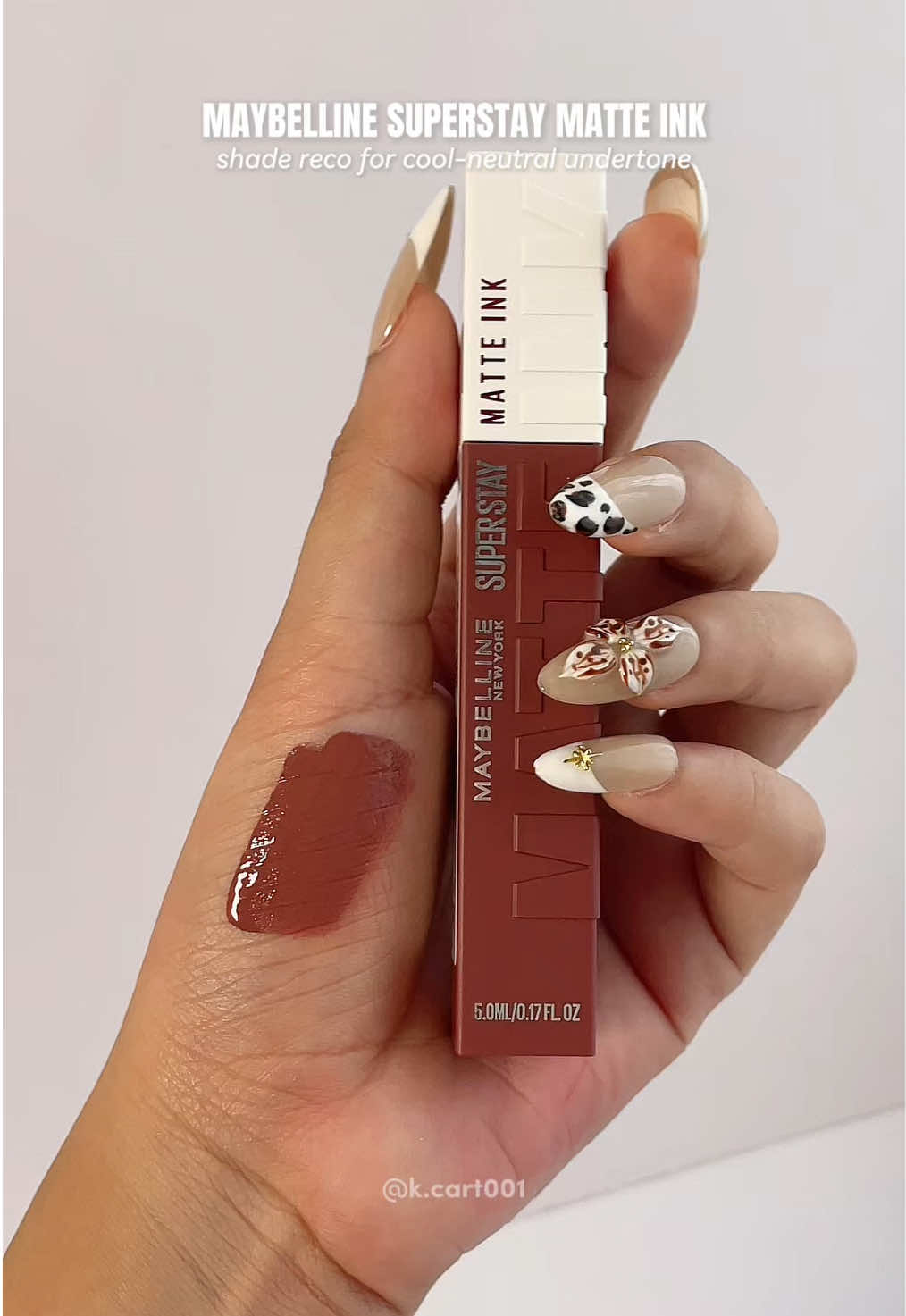 maybelline superstay shade reco for cool or neutral undertone! shade 160 mover ❤️ bagay for both mestizas and morenas ✨ #maybelline #maybellinesuperstay #maybellinesuperstay160mover #superstaymatteink #foryou 