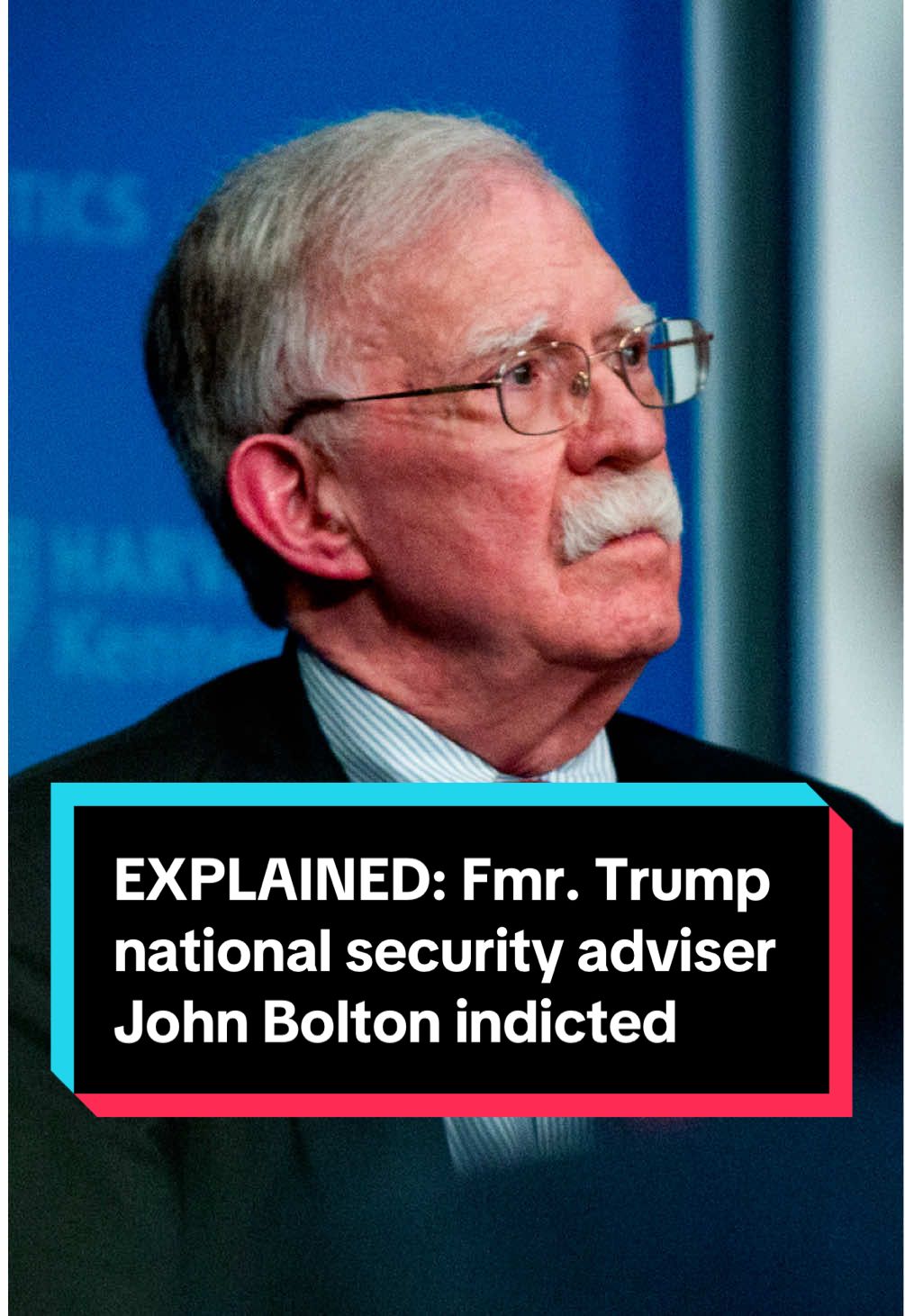 John Bolton, the former national security adviser to President Donald Trump, was indicted by a federal grand jury in Maryland. In a statement, John Bolton denied any wrongdoing and said the indictment was politically motivated: 