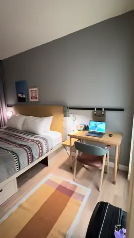 Downtown Cincinnati Moxy Review! People raved about the rooftop space being a big hangout spot as well, but I didn’t catch it. #cincinnati #moxy #marriot #vacation #hotel 