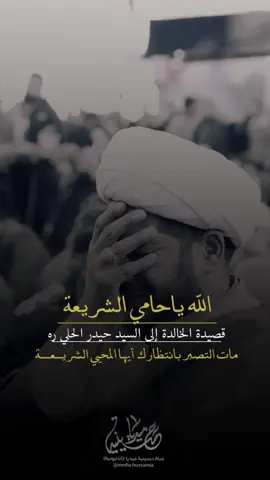 القصيدة الخالدة إلى العلامة السيدة حيدر الحلي قدس الله نفسه الزكيّة  #حسينية_ميديا #اللهم_عجل_لوليك_الفرج #السلام_على_الحسين #اللهم_صل_على_محمد_وآل_محمد #الله_ياحامي_الشريعه 