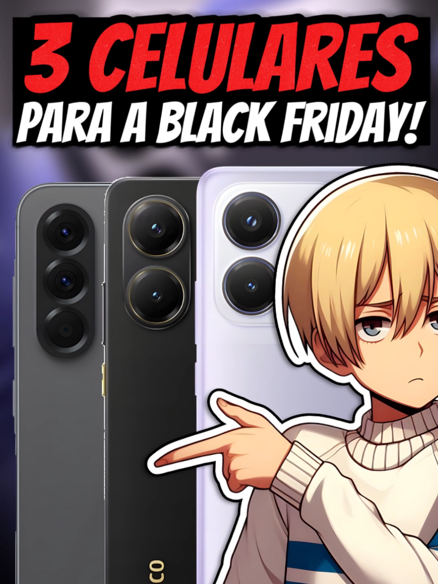 3 CELULARES para você COMPRAR na BLACK FRIDAY! #blackfriday #celular #smartphone #samsung #xiaomi #android