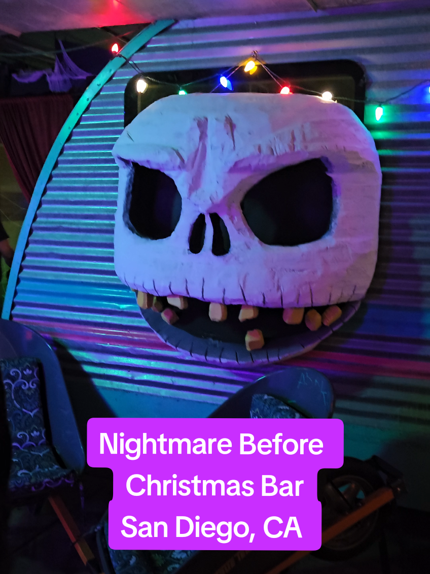 The Nightmare Bar - Trailer Park After Dark!! Halloween vibes 💀🕸 #downtownsandiego #sandiegobar #halloweenbar #funthingstodo #cocktails 