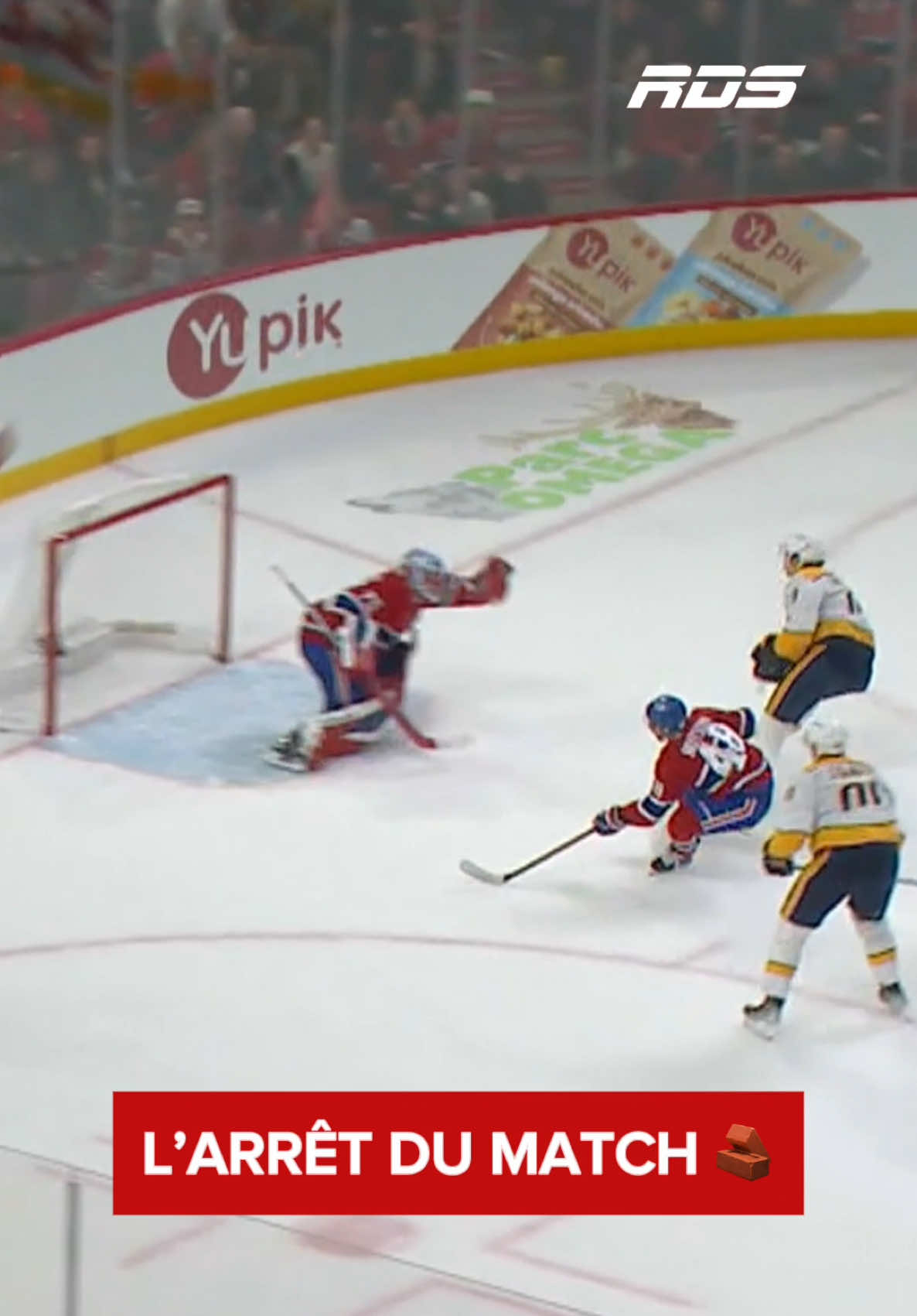 Jakub Dobeš a sauvé ses coéquipiers en prolongation! 😤 #hockey #NHL #dobes #Preds c. #GoHabsGo sur RDS 📺