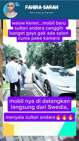 wow keren banget mobil baru Raffi Ahmad gada spion cuma pakai kamera ,Dan di datangkan langsung dari Swedia #viralvideo #fyppppppppppppppppppppppp #viral #trending #fyp 