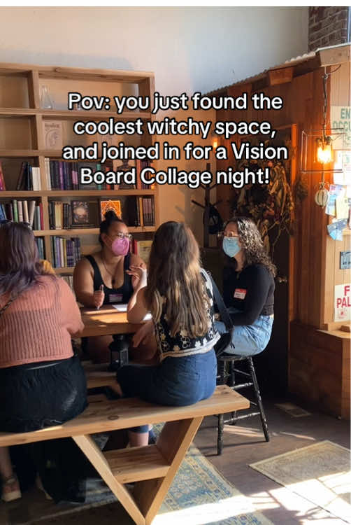 Join us for a Vision Board Collage Night this Friday!✨just 4 spots left! All supplies provided! Sh*t is on fire, but community is vital during times like these! Join us for Collage Night at Seagrape! Create a vision board and chat about seasonal magic with the Seagrape witches & community! We’ll connect and collage. Date: Friday, October 17th Time: 5:30 - 7:00 PM Location: Seagrape Apothecary, 2823 NE Sandy Blvd What you can expect at this gathering: ✨All supplies provided (magazines, tarot cards, a witchy planner) ✨To craft a seasonal vision board in a sweet, casual hang ✨To mingle with fellow magical babes ✨To receive a free 2025 Many Moons Planner (a $44 value) Snag your t!cket ( just 4 left!!) and check out all the other magic we’re weaving for you in the🔗 you know where! #collage #visionboard #thingstodoinportland #metaphysicalshop #fyp 