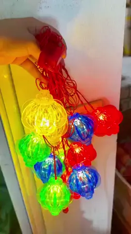 DÂY LỒNG ĐÈN KHÍA CHỚP NHÁY trang trí lễ tết #phukientrangtri #phukientrangtritet #nammoi2026 #decortet #denledtrangtri 