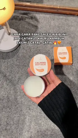 Calming Body Salve bantu redakan eksim gatal, kering, dan rasa tidak nyaman dari pertama pemakaian guys🧡#promoseruweekend #jevarine #calmingbodysalve #eksim @By Jevarine Official 