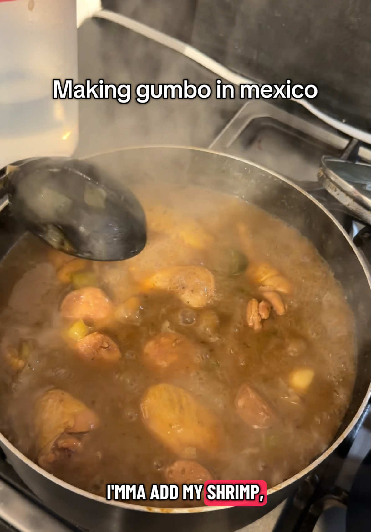 Testing this so I can make it for my friends but had to see if I can do this successfully first lol #gumbo #cooking #louisianatiktok #gumbotok #louisianatiktok 