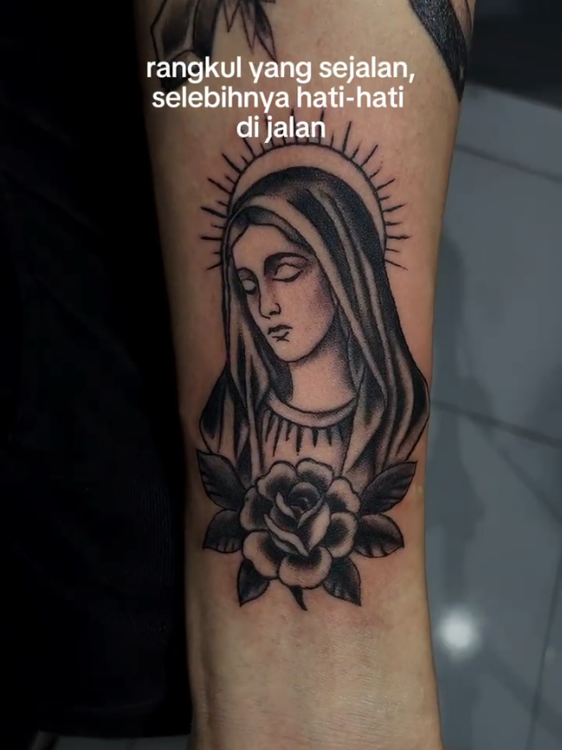 bunda maria tattoo🔥🔥🔥#tattoopalu #fyppppppppppppppppppppppp #palu #sulteng_palu #fypシ 