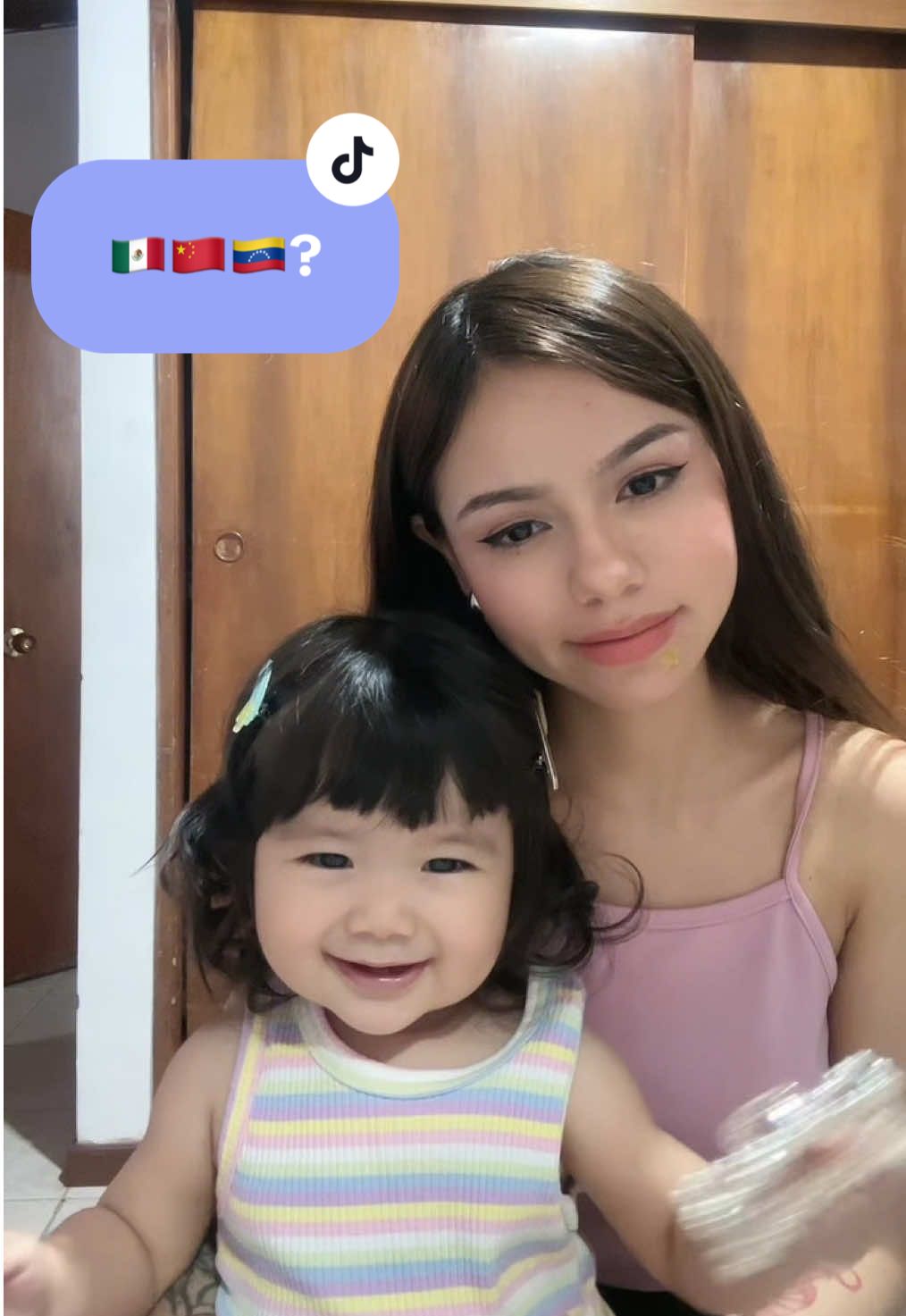 Respuesta a @la chiki que nacionalidad tiene mi hija Belinda que es mitad China mitad Mexicana pero nacida en Venezuela 🤨🇲🇽🇨🇳🇻🇪 #fyppppppppppppppppppppppp #babychinese #babytiktok #chinesebaby 