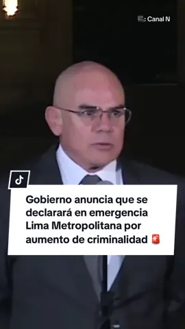 🚨 El Gobierno anunció que se declarará en emergencia Lima Metropolitana ante el incremento de la criminalidad. El primer ministro, Ernesto Álvarez, informó que se prepara un paquete de medidas para enfrentar la inseguridad. #LimaEnEmergencia #InseguridadCiudadana #GobiernoDelPerú #Criminalidad #ÚltimoMinuto