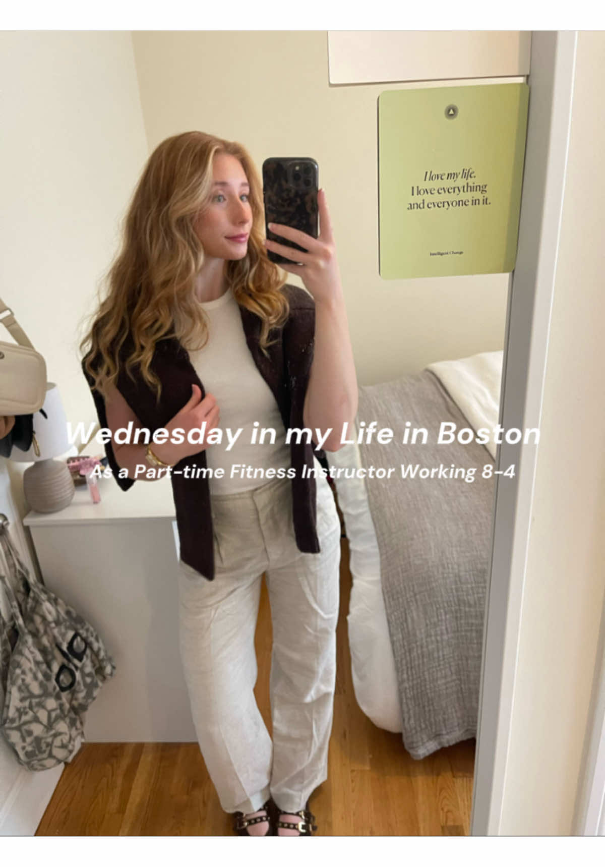 Very basic Wednesday in my life but I always appreciate less busy days like this. The VS fashion show was such a fun way to end my day- they really stepped it up from last year!🩷 #ditl #balance #boston #fitnessinstructor #vsfashionshow 